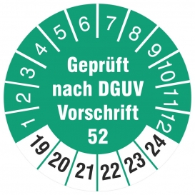 More about 500 Prüfetiketten 18 mm  DGUV Information Vorschrift 52 Krane 2019-24