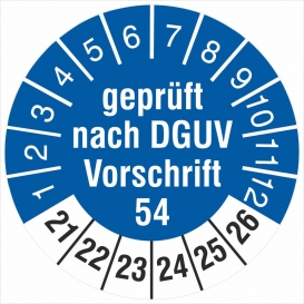 More about 1000 Prüfetiketten 18 mm  DGUV Information Vorschrift 54 Winden 2021-2026