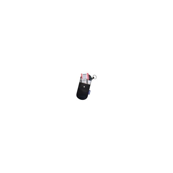 HMF 3401-02 RFID Schutztasche Autoschlüssel, Abschirmung Keyless-Go, RFID Blocker, 13 x 8,5 x 1,2 cm