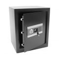 45L Elektronisches Passwort Tresor mit 2 Schlüssel Feuerfester Safe Möbel Dreifach-Schloss für Büro Schlafzimmer (schwarz)