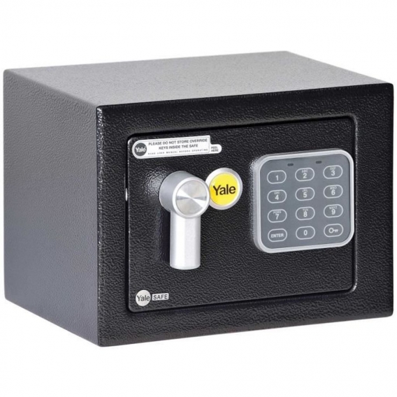 YALE Electronic Lock Safe - 100.000 Kombinationen - Zum Installieren und Versiegeln - Mini-Format - 17 x 23 x 17 cm (3,8 l)