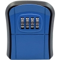AcserGery Safe Key Box, Key Code Box, Key Safe 4-Digit Lockable Box, Wall-Mounted Password Lock, Blau