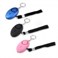 Schramm® 3 Stück Taschenalarm  Panikalarm Selbstschutz 130db Schlüsselanhänger Taschenlampe Taschen Alarm Schlüssel Panik Selbst
