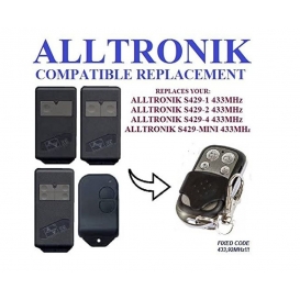 More about ALLTRONIK S429-1 , 429-2 , 429-4 , 429-MINI kompatible Fernbedienung Transmitter / Klon Hochwertiger Ersatz-Schlüsselanhänger