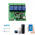 Sonoff Smart Fernbedienung Wireless Switch Universalmodul 4ch DC 5V Wifi Schalter Timer Telefon APP Fernbedienung Unterstš¹tzung