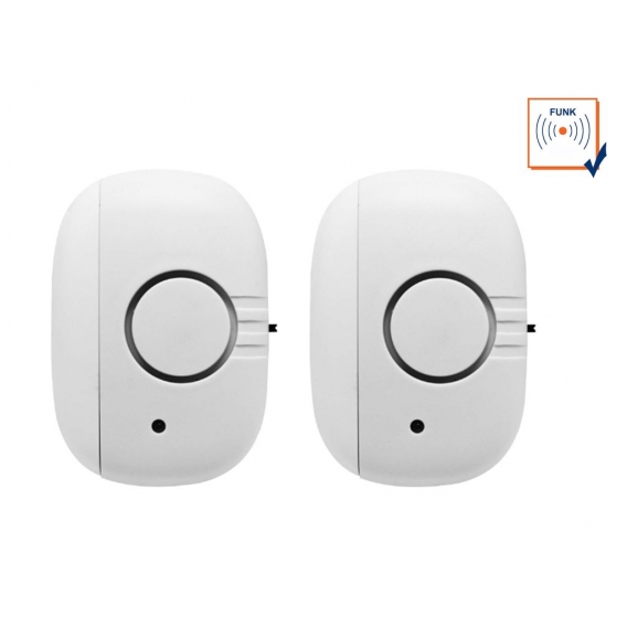 2tlg. Set WiFi Tür- oder Fensterkontakt, Erweiterung zu Mini-Alarmsystem G-Homa