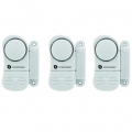24 Stück Mini Alarmanlagen zur Absicherung Smartwares SC07/3 10.017.13 sichert Fenster und Türen