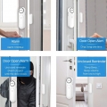 Drahtloser Hausalarm, Tür- und Fensteralarm 4 Modi Magnetischer drahtloser Sensor für das Haussicherungssystem für Kindersicherh