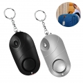 2 Stücke Persönlicher Alarm Taschenalarm Sirene Selbstverteidigung Sicherheit Schlüsselanhänger Selbstverteidigungsalarm mit LED
