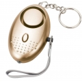 Taschenalarm Persönlicher Alarm 140DB Panikalarm taschenlampe schlüsselanhänger für Frauen Mädchen und ältere Menschen, Gold