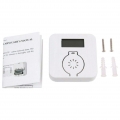 Kohlenmonoxid (CO) Gasmelder -Detektor Alarm Mini CO Alarm mit Rußwabengasdetektor und LED 6,2 x 6,2 x 2,8 CM Große
