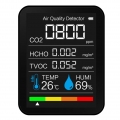 Kohlendioxid-Detektor Temperatur / Luftfeuchtigkeit Luftqualitaetsmonitor Digitales CO2-Messgeraet Formaldehyd-Detektor Luftanal
