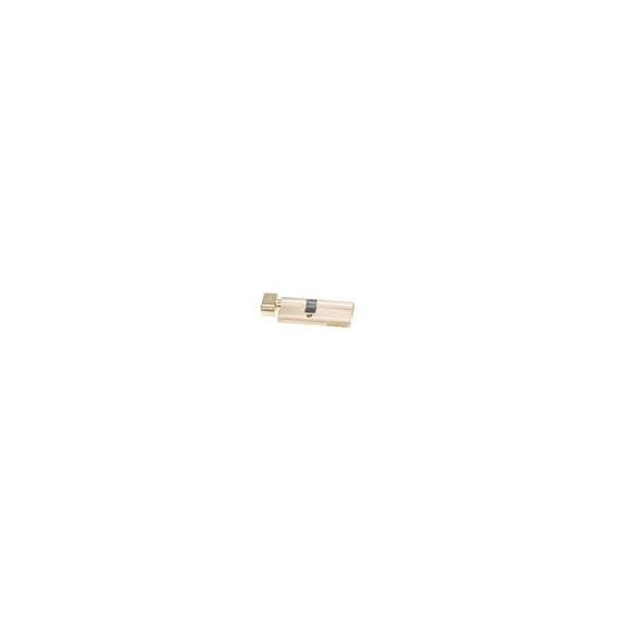 Aqbau® Profil-Knaufzylinder 30/30 Profilzylinder Schließzylinder mit Knauf, Messing