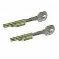 BASI - Schlüssellochsperrer - SS 12 - Verschiedenschließend - je 2 Schlüssel - 2er SET - 9000-1200