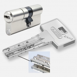More about ABUS Bravus 3500 MX Magnet Doppelzylinder, Länge (a/b) 45/55mm (c＝100mm), mit 6 Schlüssel, SKG*** , Angriffswiderstandsklasse D,