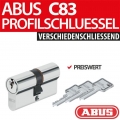 ABUS Profil-Doppelzylinder Länge A 45mm Länge B 45mm 03052 9