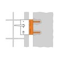 AMF Schließkasten 147-40 für Bohrbefestigung verzinkt f.elektrischen Türöffner vorgerichtet - 14894