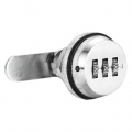 1PC Nockenschloss 30mm Keyless Kombination 3-stelliges Passwort für Spind Drawer RV Cabinet Farbe Silber