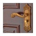 Europäischer Stil Diebstahlschutz Türschloss Retro Türgriff Schloss mit 3 Schlüssel für Haus Büro Arbeitszimmer