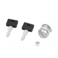 Werkzeugkastenschloss, Seitendeckelschloss Farbe Silber inklusive 2 Schlüssel für Simson S50, S51, S70, S53, S83