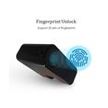 XB30F Fingerprint Vorhängeschloss 20 Sätze Fingerprint Unlock USB Wiederaufladbare Smart Keyless Fingerprint Lock Diebstahlsiche