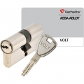 VACHETTE Cylinder Lock Volt - Für Außentür / Eingang - 6 Stifte, 4 entriegelbare Schlüssel - 30 x 40 mm