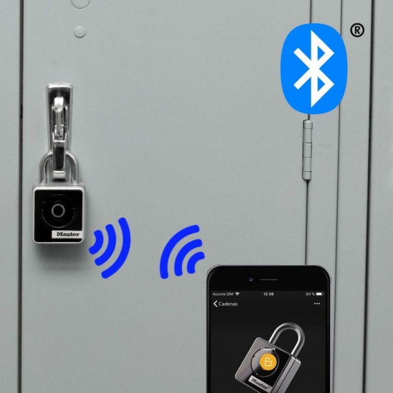 Master Lock BT Smart Connect Vorhängeschloss Innen 4400EURD
