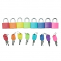 2-3er Pack 8x Key Lock Mini-Vorhängeschloss mit Key Home & School Essentials für Gepäck Größe 2 Stk