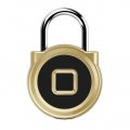 2Pace® Smart Fingerabdruck Fingerprint Türschloss Keyless USB Vorhängeschloss Schloss Wasserdicht Gold Cat Ears