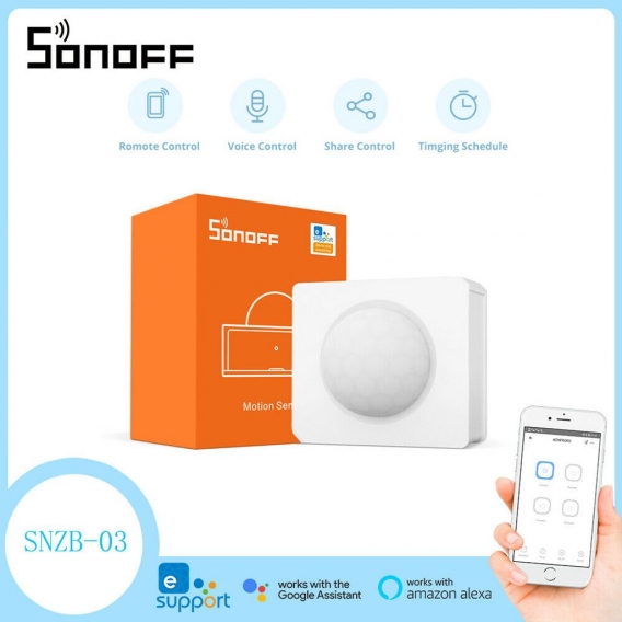 SONOFF SNZB-03 ZigBee Bewegungssensor Smart Home Alarme Erkennen Unterstützung Stimme Voice Infrarotsensor Für Den Menschlichen 