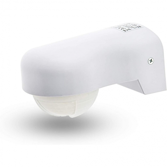 Infrarot Bewegungsmelder 360° 3 Sensoren Matrixlinsen IP65 Bewegungssensor LED geeignet inkl. Unterkriechschutz Bereichsbegrenzu
