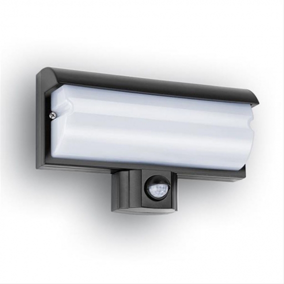 LED Sensorleuchte GEV LBO21679 mit Bewegungsmelder außen schwarz