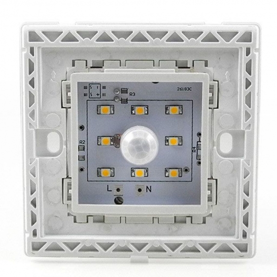 Wand-Einbaustrahler LED Treppen-Leuchte Nacht-Licht Bewegungsmelder Sensor