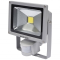 YATO LED-Lampe mit Bewegungsmelder 20 W Grau