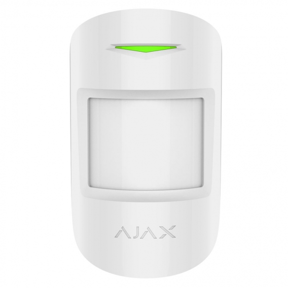 AJAX Funk Bewegungsmelder Innen MotionProtect Plus mit Mikrowellen Sensor & Tierimmun Weiss