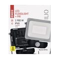EMOS LED Strahler ILIO 21W mit Bewegungsmelder, Helligkeit 1900 lm, IP44 wasserdichtes Flutlicht für Feuchträume oder Außen, Neu