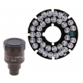 DIY IR Sicherheitskamera 36 LED IR-Infrarot LED Licht Modul mit 1x Hochwertiges Objektiv