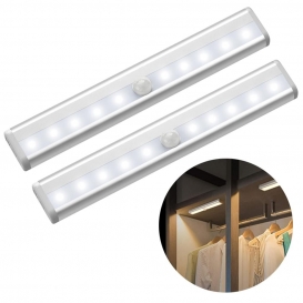 More about 2 Pcs LED Schrankbeleuchtung mit Bewegungsmelder, für Innen außen Schrank Küche [Energieklasse A+++]