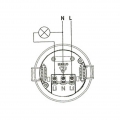 Bewegungsmelder Electro DH Mikrowelle, Unterputz, 360°-Winkel, einstellbar, 60.252/RF/EMP