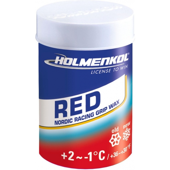 HOLMENKOL Grip Red +2°C/-1°C  45 g - -