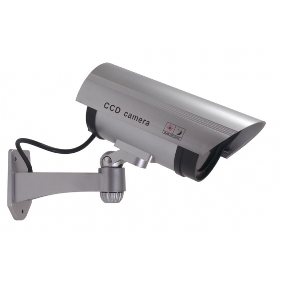 Überwachungskamera-Attrappe LED Dummy Fake Kamera Camera CCD außen und innen