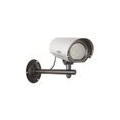 2er Set Kamera Attrappe Blink LED Aluminium Fake Dummy Innen & Außen Überwachung