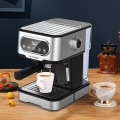 BlitzWolf BW-CMM2 Espressomaschine für 2 Tassen, 20 Bar Hochdruckextraktion Milchaufschäumdüse Präzise Steuerung Duales System, 