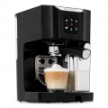 Klarstein BellaVita Espressomaschine mit Milchschaum-Düse, 3in1 Kaffeemaschine, New Black Edition, (Siebträger, 20 Bar, 1450 Wat