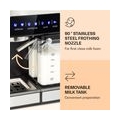 Klarstein Arabica Comfort Espressomaschine 1350W 20 Bar 1,8l Touch-Bedienfeld Edelstahl