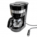 Kaffeemaschine inkl. Glaskanne mit Stecker für den Zigarettenanzünder 24V / 300W / 0.65L