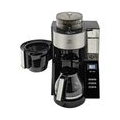 MELITTA 1021-02 Aroma Fresh Kaffeeautomat mit Timer und Mahlwerk schwarz, Farbe:Schwarz