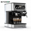 BlitzWolf BW-CMM2 Espressomaschine Kaffeemaschine 20 Bar Hochdruckextraktion Milchaufschäumen Präzise Steuerung Duales System Si
