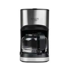 More about Adler AD-4407 Tropfkaffeemaschine 8 Tassen, Edelstahl, BPA-frei, 550 W, 550 W, 0,7 Liter, schwarz und grau