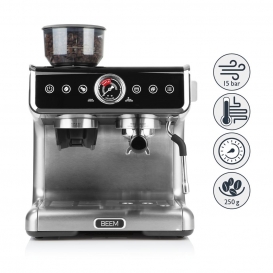 More about BEEM ESPRESSO-GRIND-PROFESSION Espresso-Siebträgermaschine mit Mahlwerk - 15 bar Espressomaschine Siebträger Maschine Barista Ka